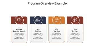 Overview of Our Programs .